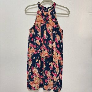 Lucy & Laurel Navy Floral Dress